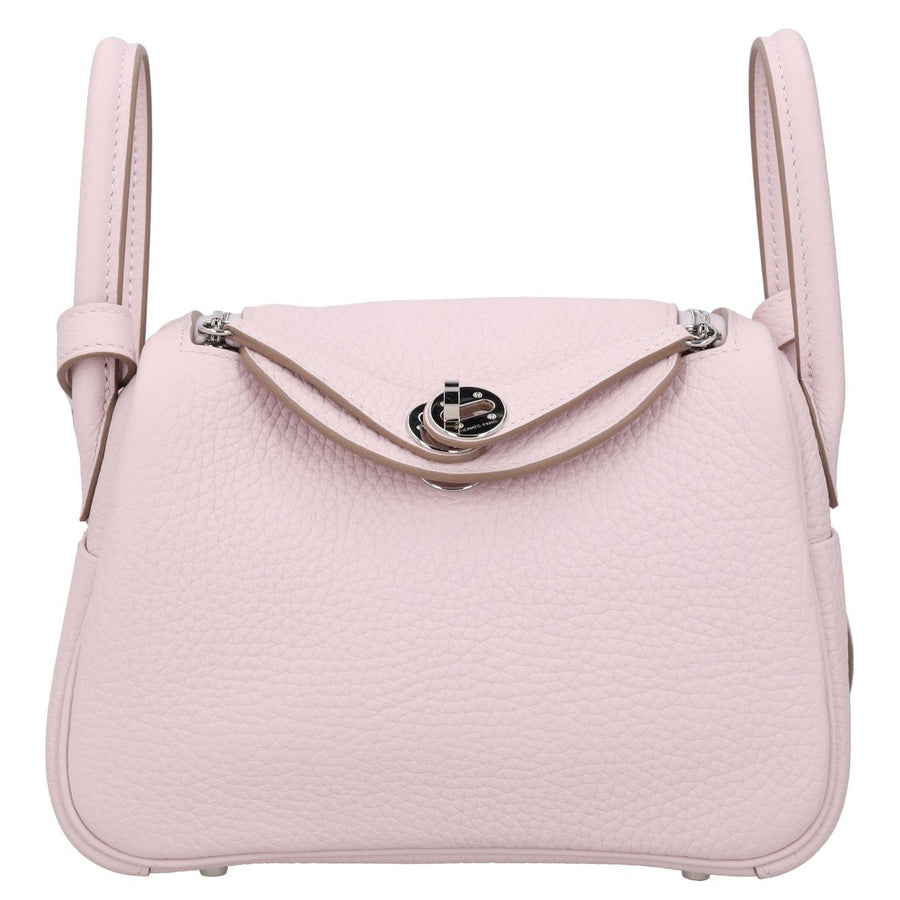 Hermès taurillon Clemence leather shoulder bag in orange — view 11