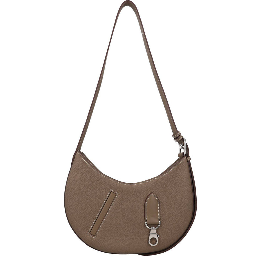 Hermès Togo leather and Swift calfskin shoulder bag in brown