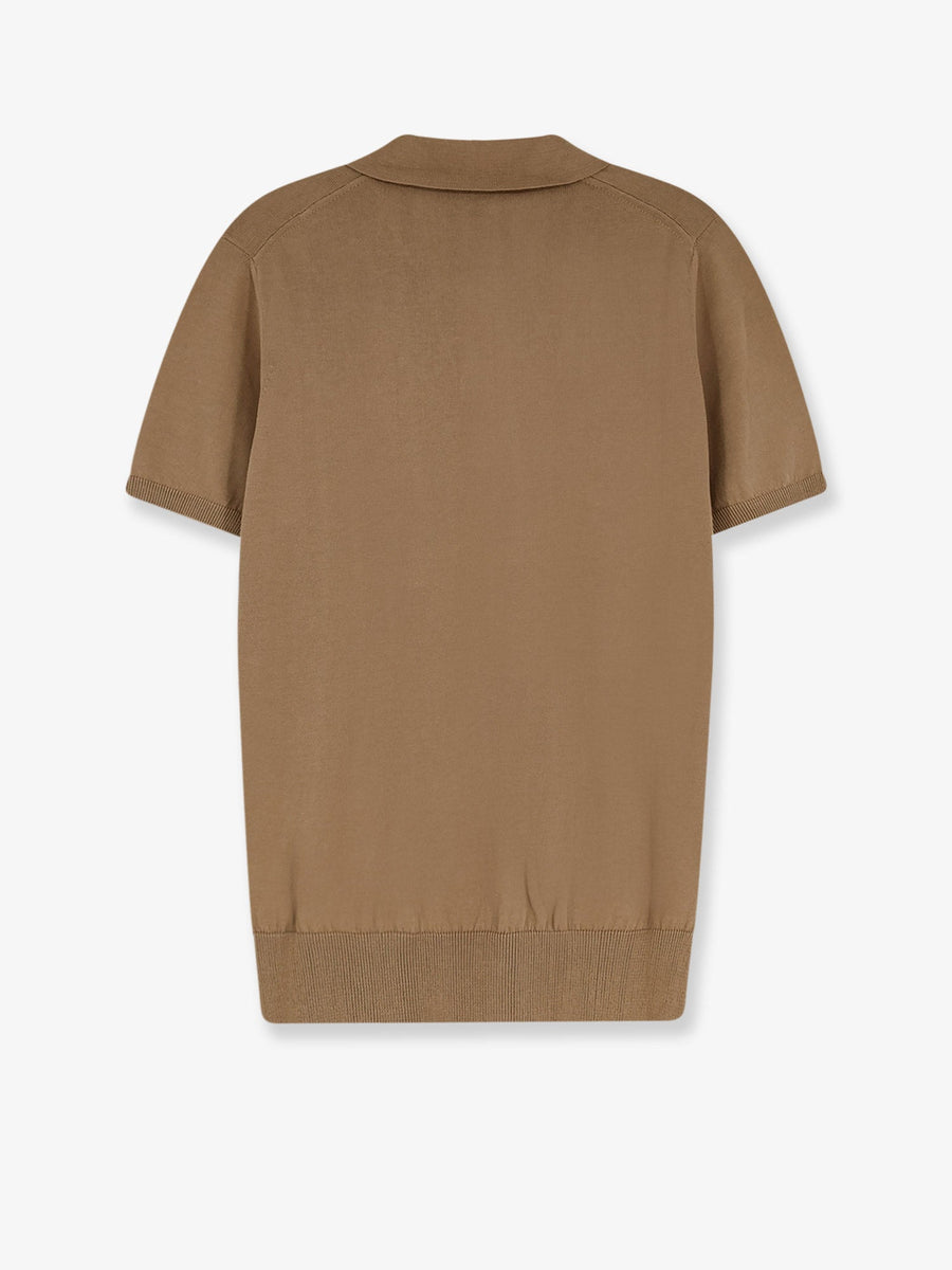 Cotton Polo Shirt Beige