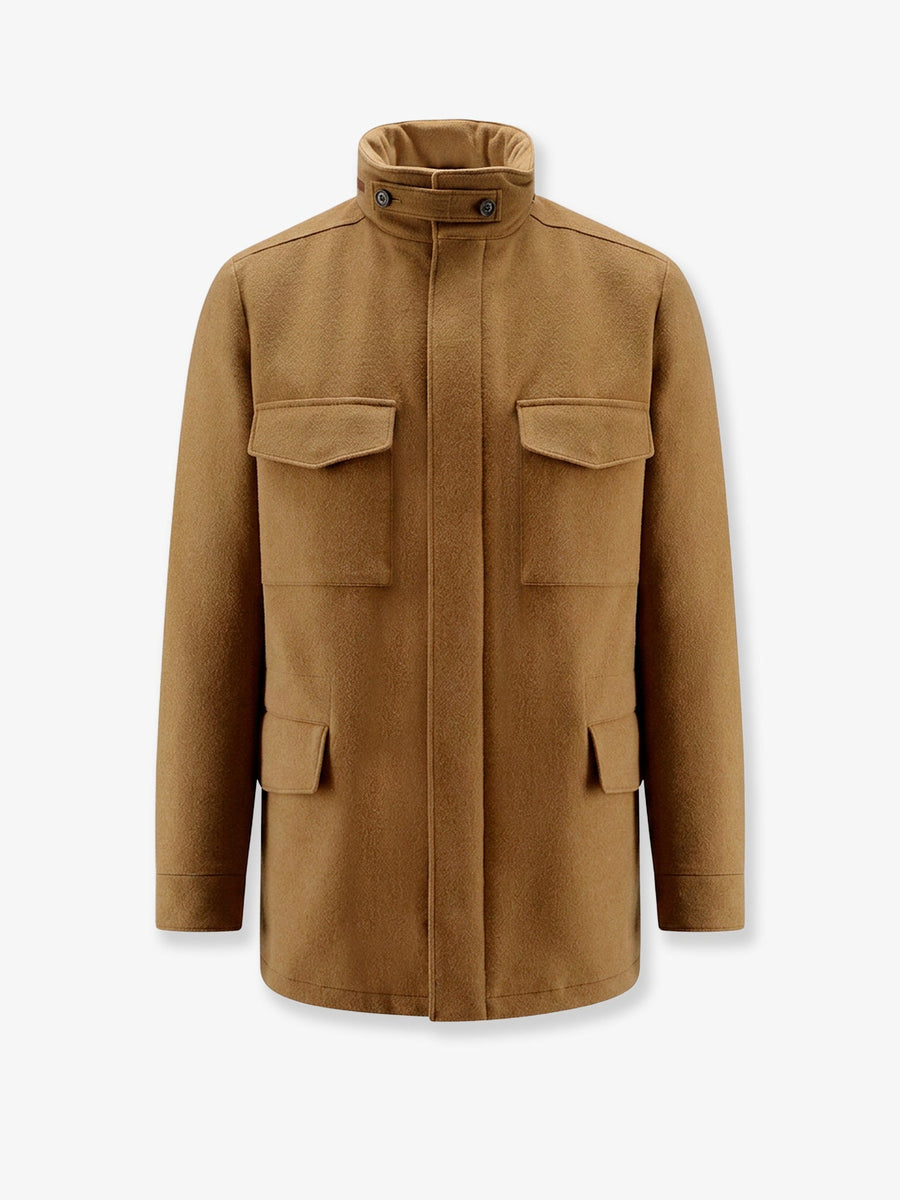 Cashmere Jacket Traveler Storm System Brown