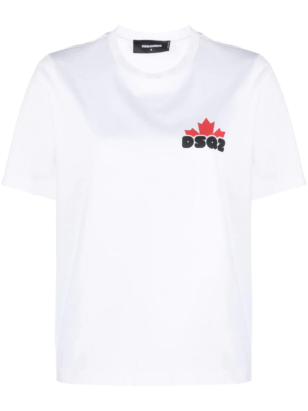 Dsquared2 Cotton 100% t-shirt in white
