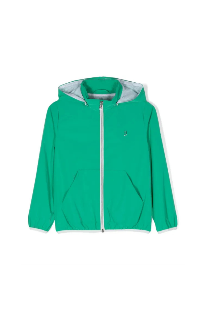 Herno 100% Nylon jacket in green
