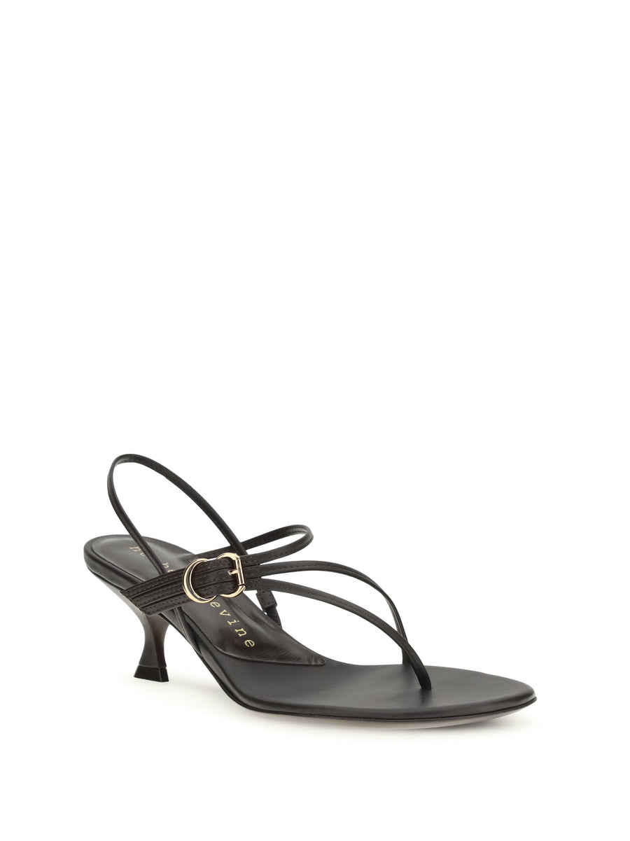 Sandals Starry Eyed Dark Brown Calf Leather