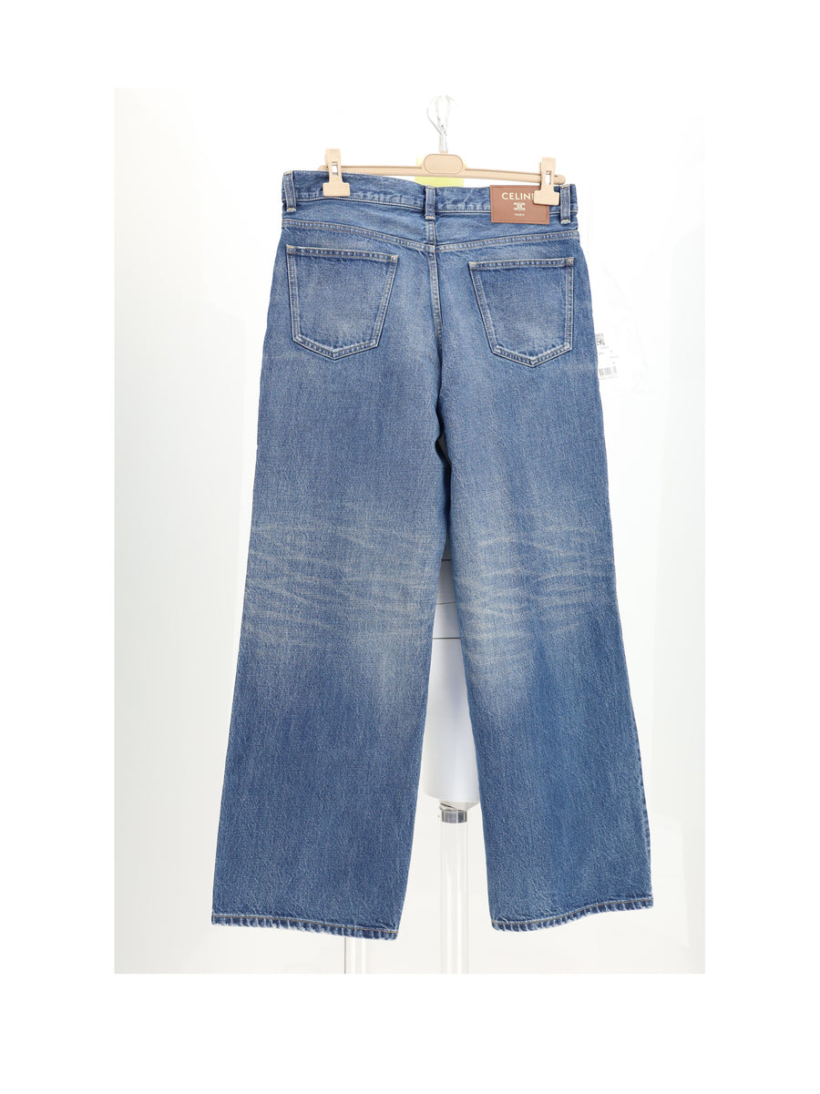 Jeans Broken Blue Wash Cotton