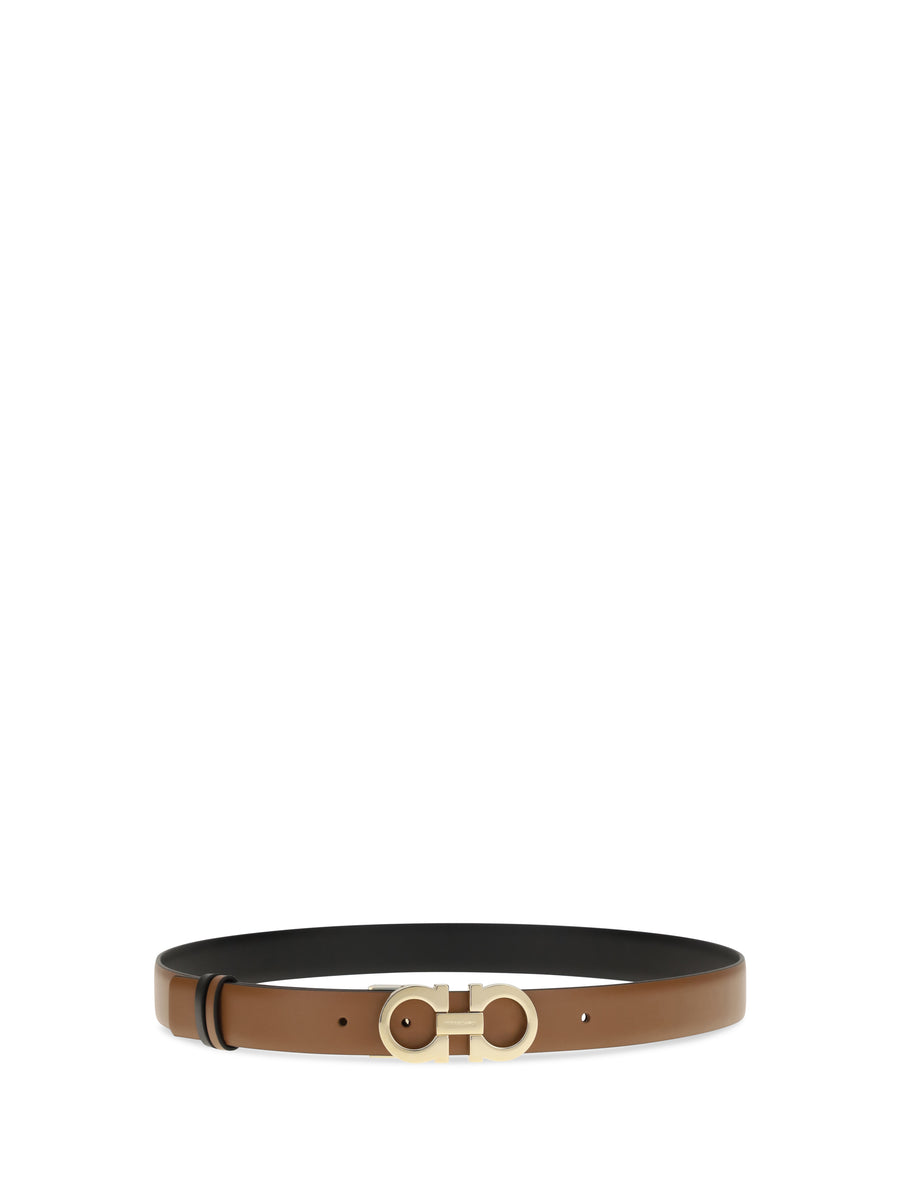 Leather Belt Reversible Brown-Black Brown/black Calf