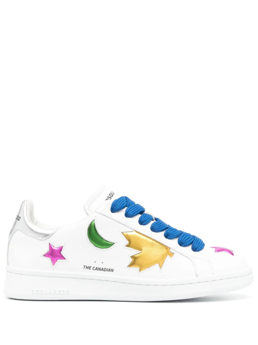 Dsquared2 Outer: Calf Leather 100%; Lining: Calf Leather 100% sneaker in white