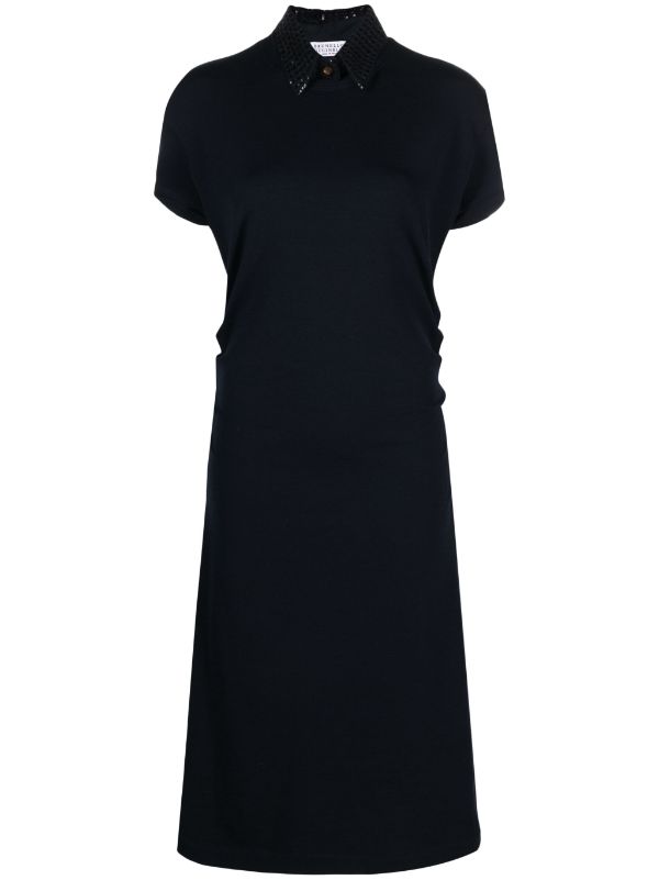 Brunello Cucinelli Outer: Polyester dress in navy