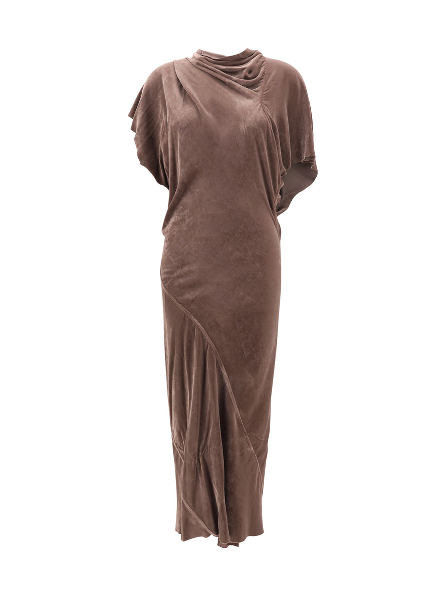 Dress Seb Velvet Grape Viscose