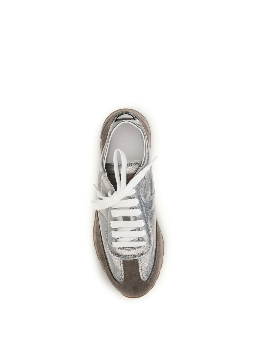 Sneakers Suede Titanium Trainers