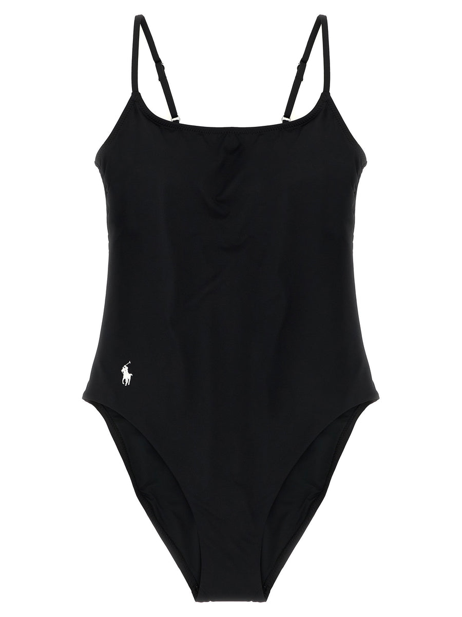 Polo Ralph Lauren Kennedy One-Piece Swimsuit — Black