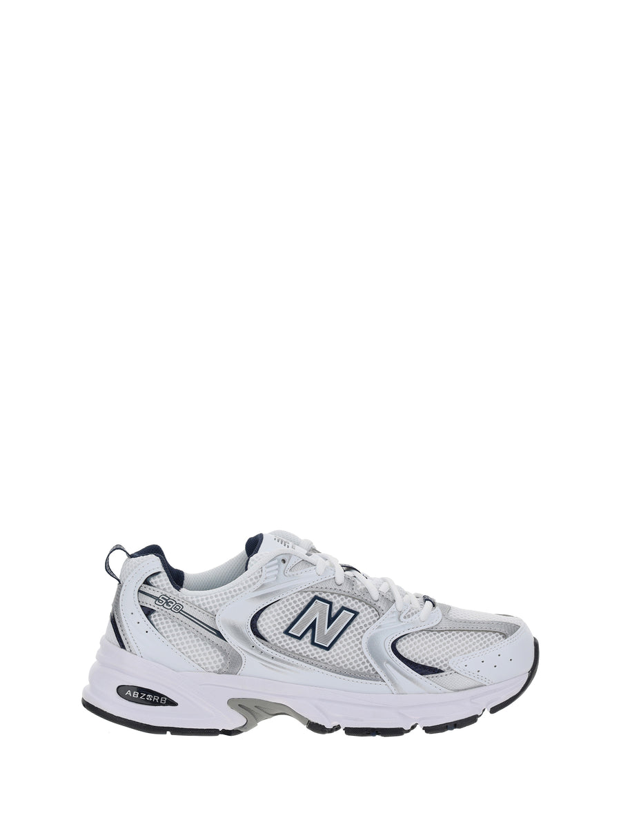 New Balance Upper: 100% Polyurethane; Sole: 100% Rubber sneakers in white