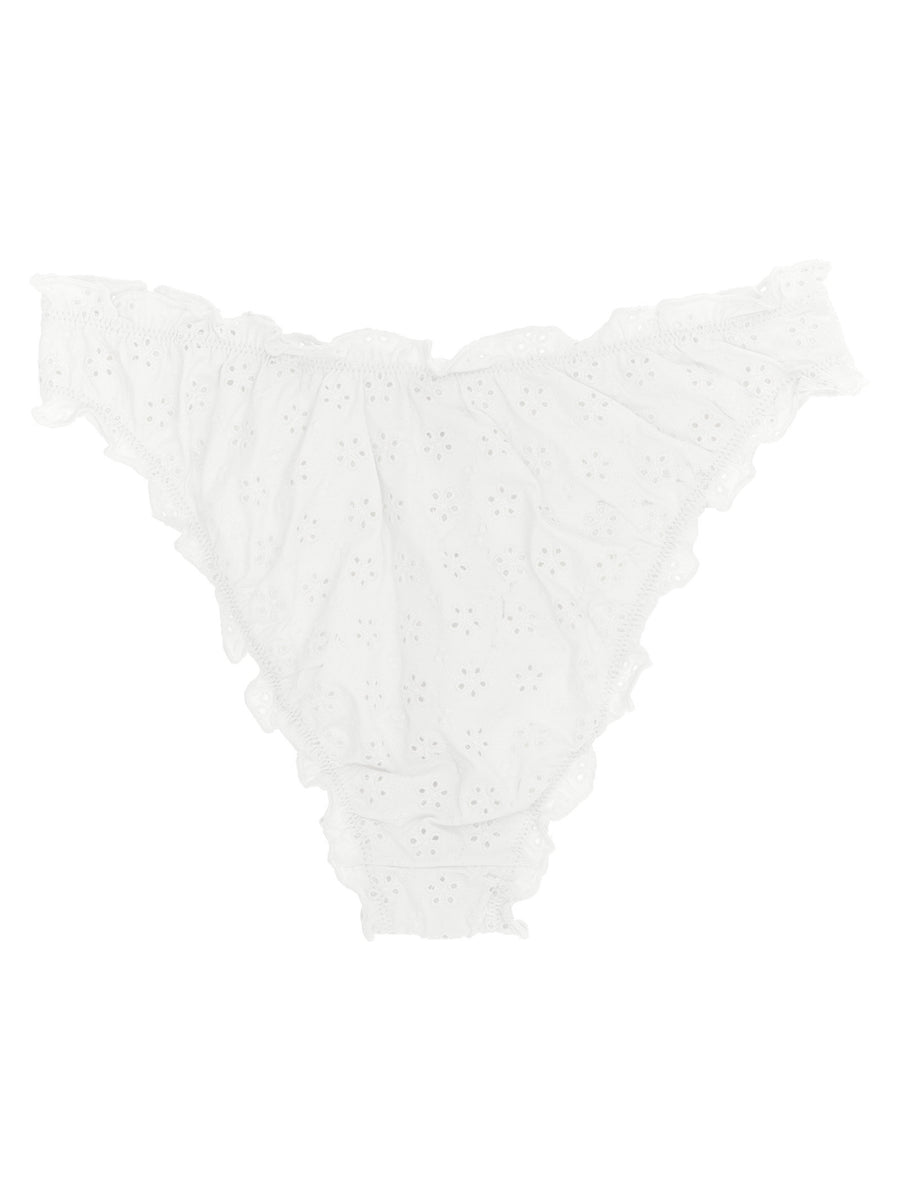 Polo Ralph Lauren Sangallo Lace Bikini Briefs — White