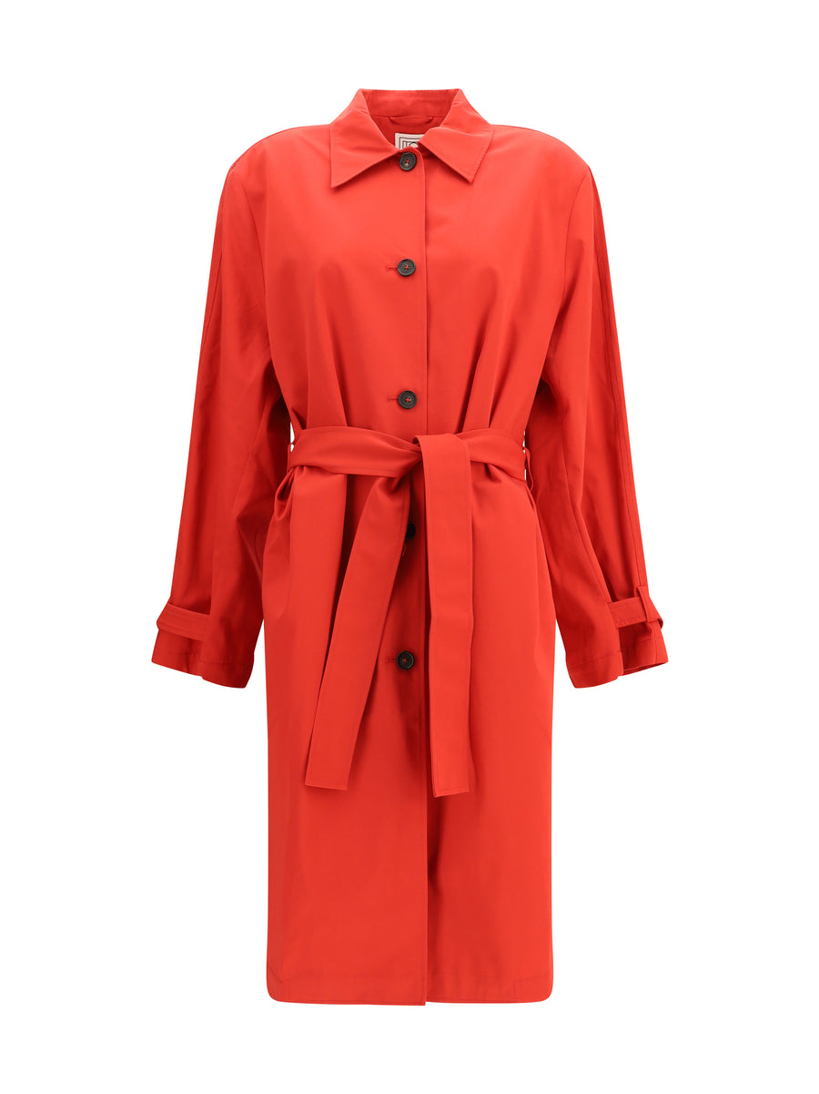 Trench Coat Light Spring Poppy Cotton