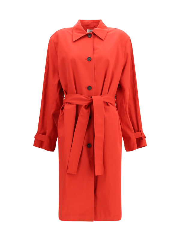 Trench Coat Light Spring Poppy Cotton