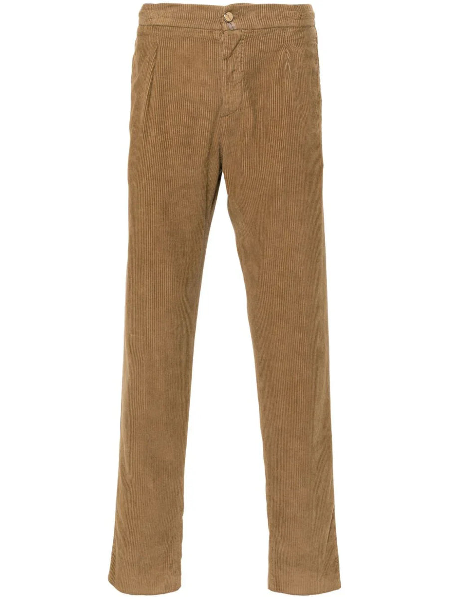 Kiton Outer: Cotton 100% trousers in camel