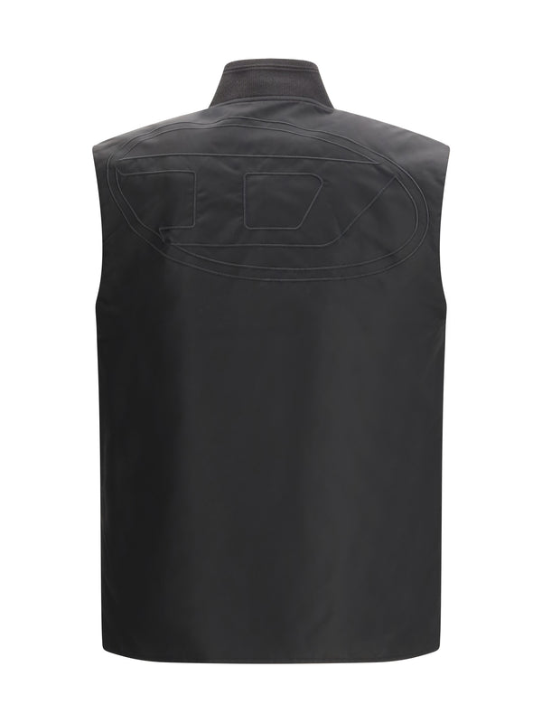 Gilet W-Type-D1 Brown Polyamide Jacket