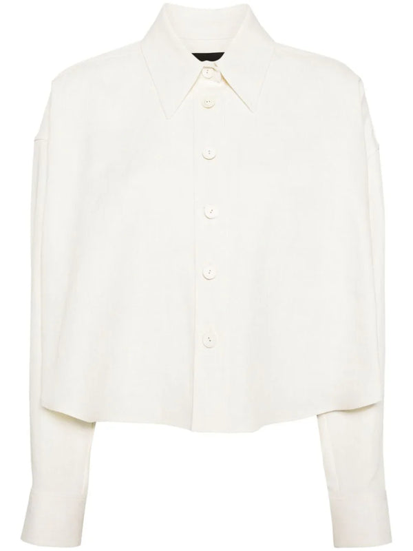 Fabiana Filippi Linen/Flax 60% shirt in white