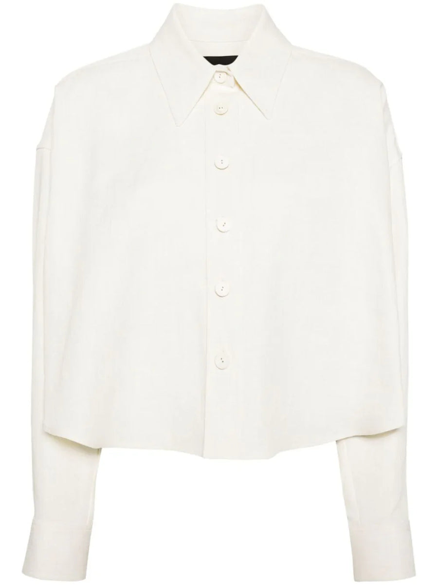 Fabiana Filippi Linen/Flax 60% shirt in white