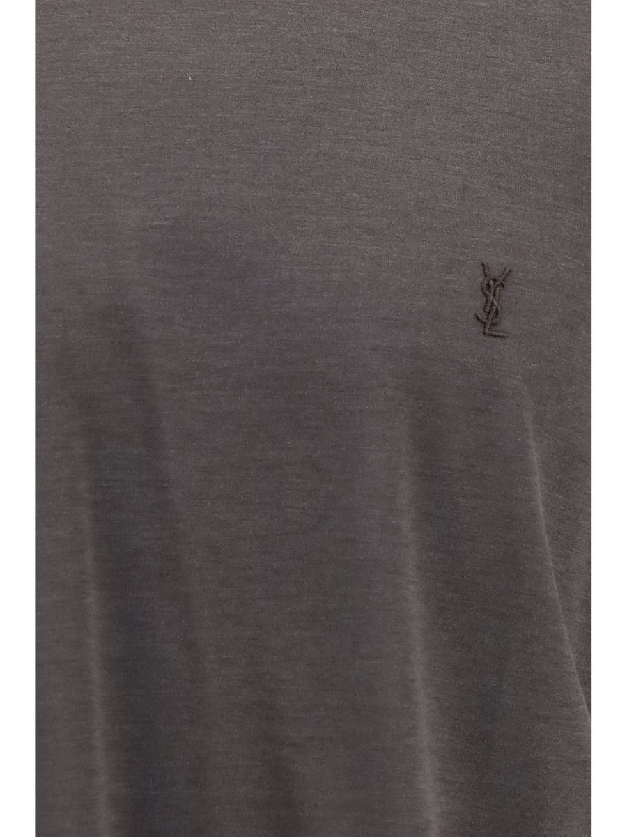Silk And Cotton Cassandre T-Shirt Ebony T-shirts