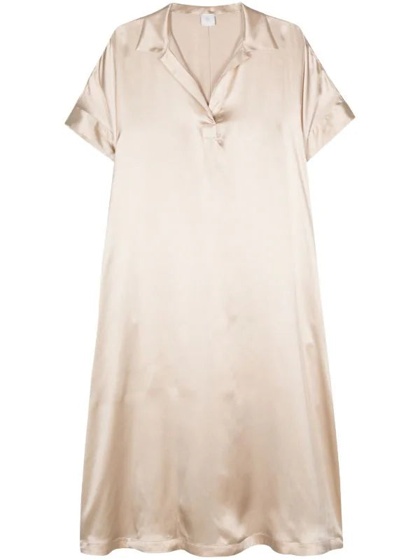 Eleventy Silk 100% dress in beige