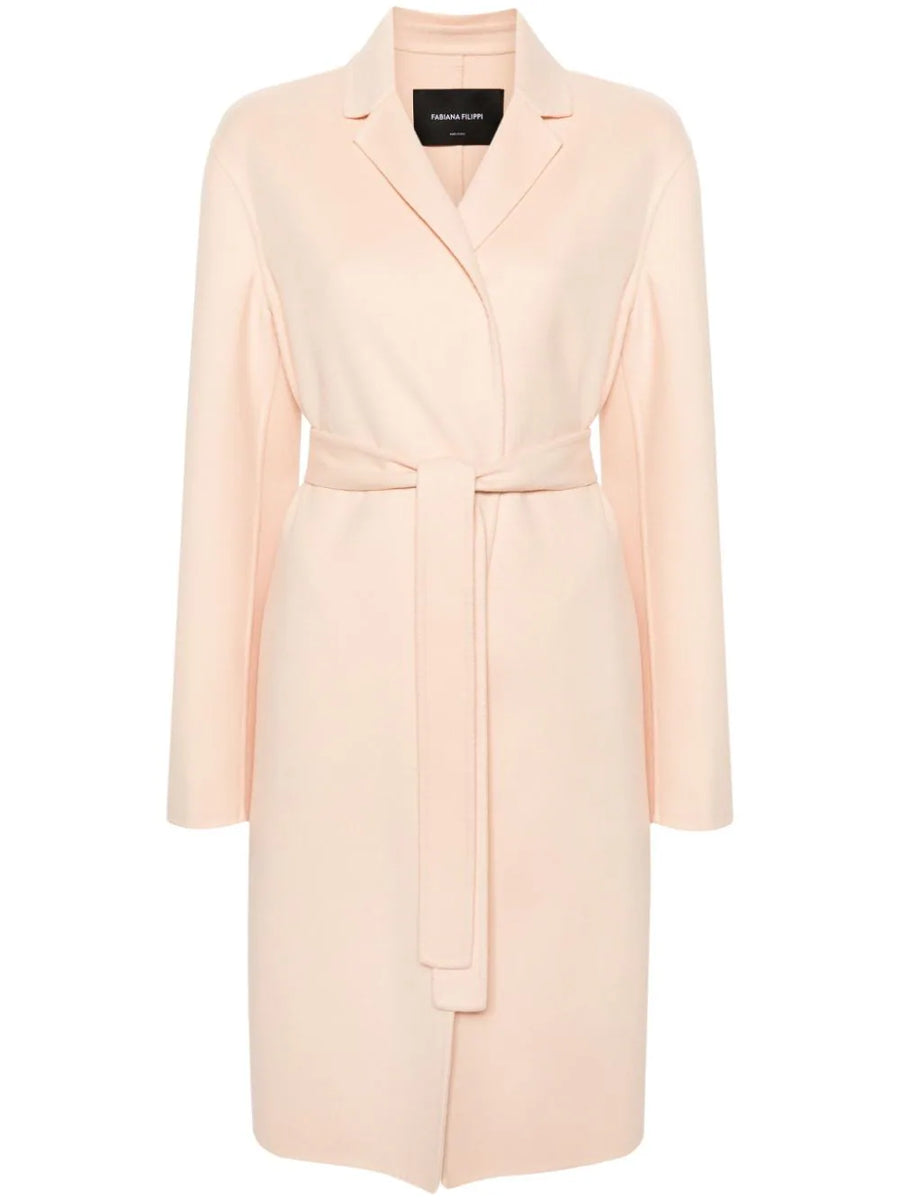 Fabiana Filippi Outer: Virgin Wool 95% coat in pink