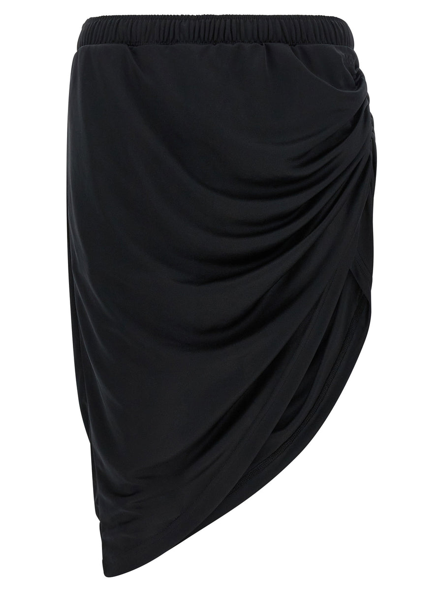 Courreges Twist Sport Skirt — Black
