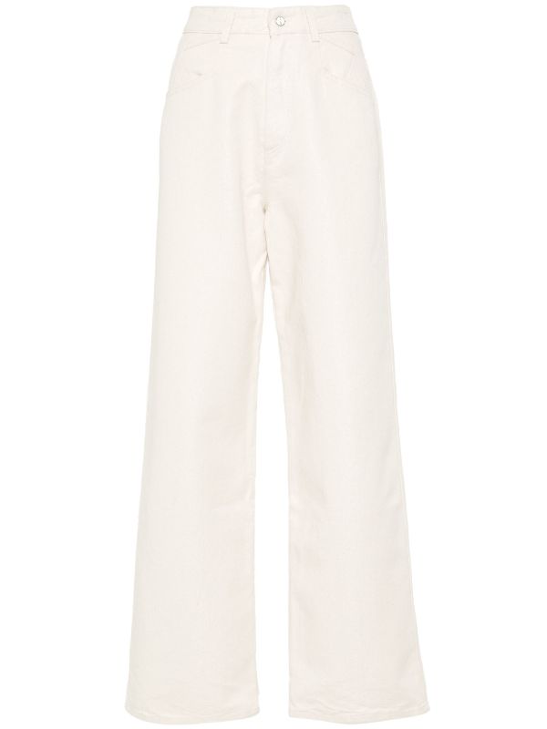 Kiton Cotton 70% jeans in light beige