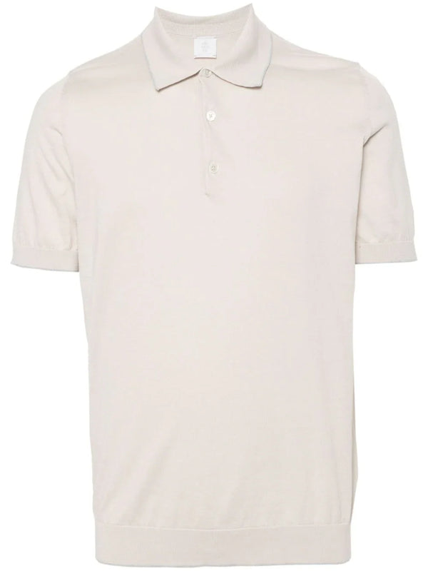 Eleventy Cotton 100% polo shirt in beige