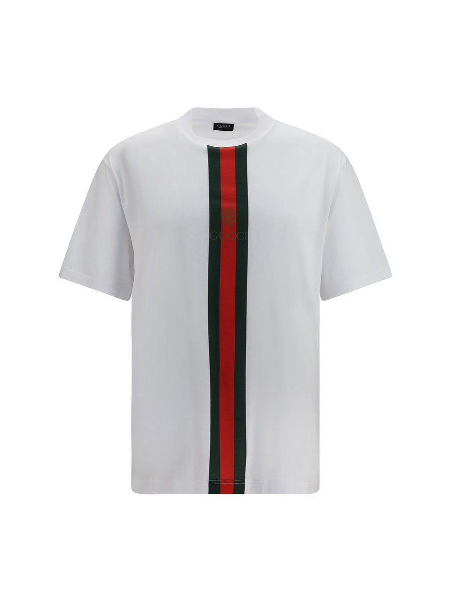 T-Shirt Printed Cotton Jersey White White/multicolour T-shirts