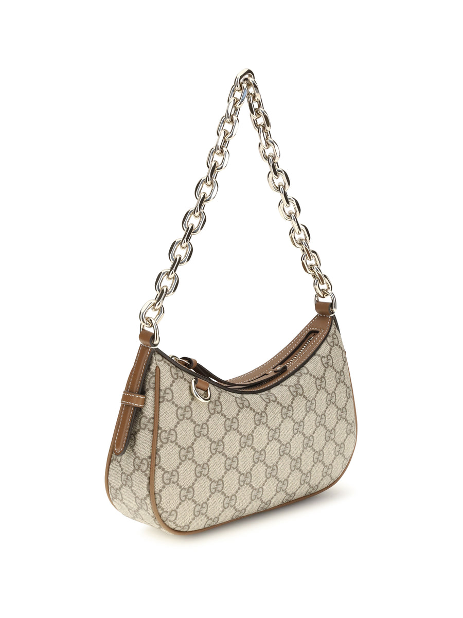 Shoulder Bag Gg Emblem Ebony-Sundial Ebony/sundial Fabric Handbags