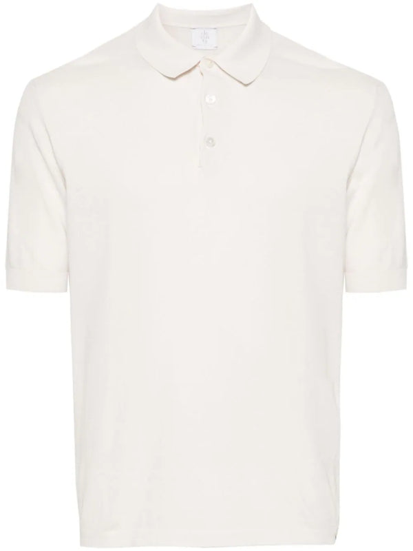 Eleventy Cotton 100% polo shirt in white