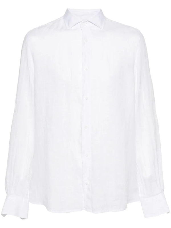 Peserico Linen/Flax 100% shirt in white