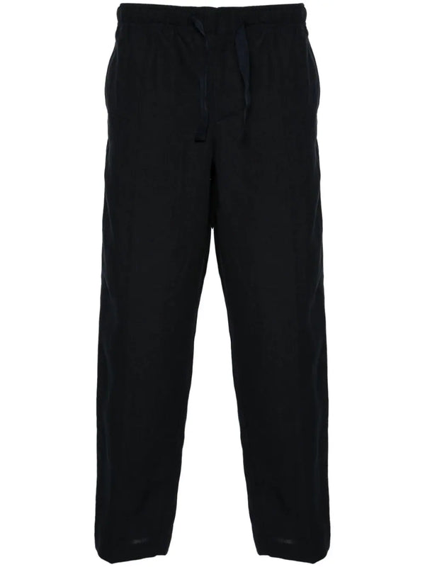 Orlebar Brown Linen/Flax 100% trousers in midnight blue