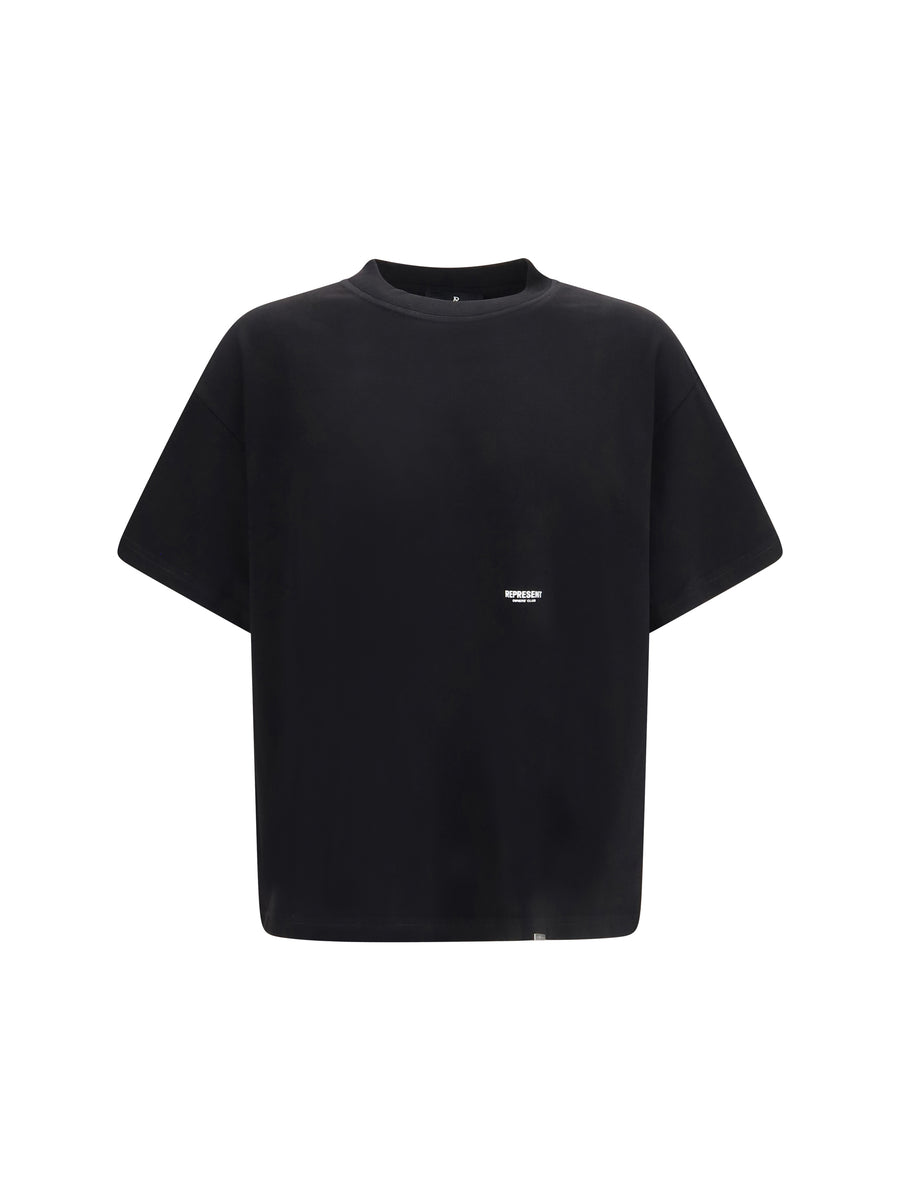 T-Shirt Micro Owners Club Jet Black Cotton T-shirts