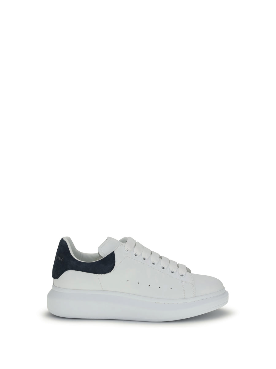 Oversize Sneakers White-Blue Grey White/blue Sole: Rubber Trainers