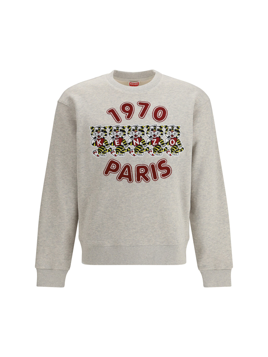 Kenzo 100% cotton sweatshirt in gray