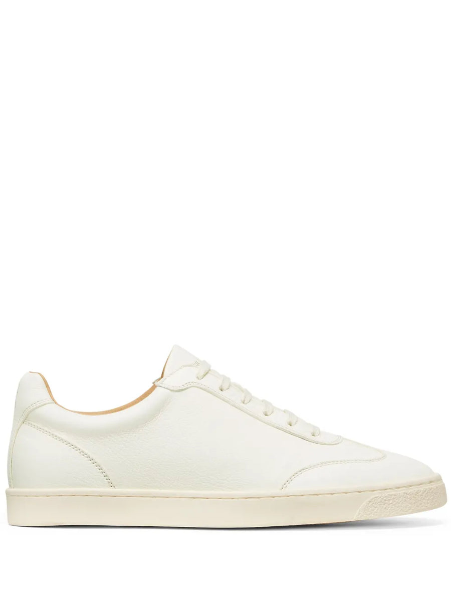 Brunello Cucinelli Outer: Calf Leather 100% sneaker in off-white