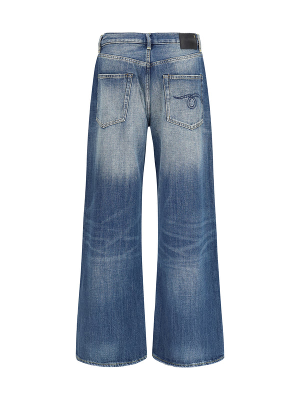 Jeans Darcy Loose Raine Blue Cotton