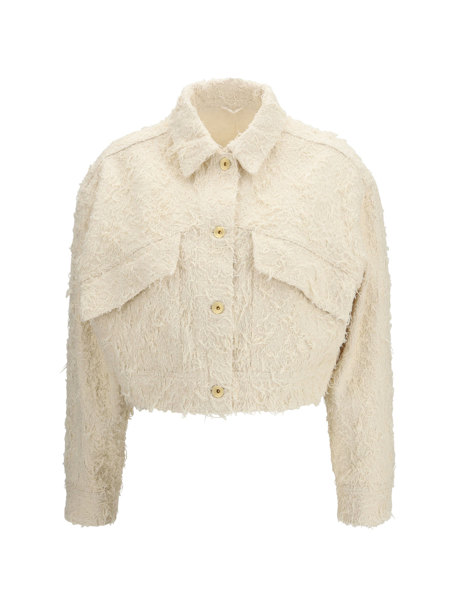 Brunello Cucinelli 100% cotton jacket in beige
