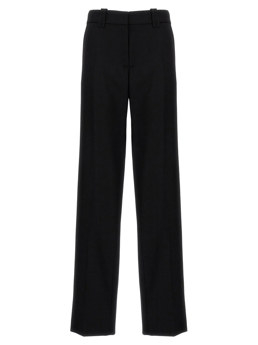 Paco Rabanne Wool Trousers — Black