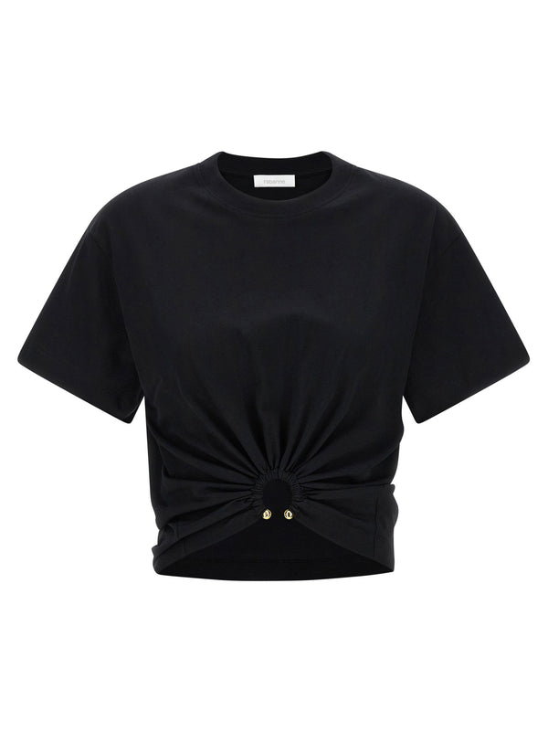 Paco Rabanne Cotton t-shirt in black