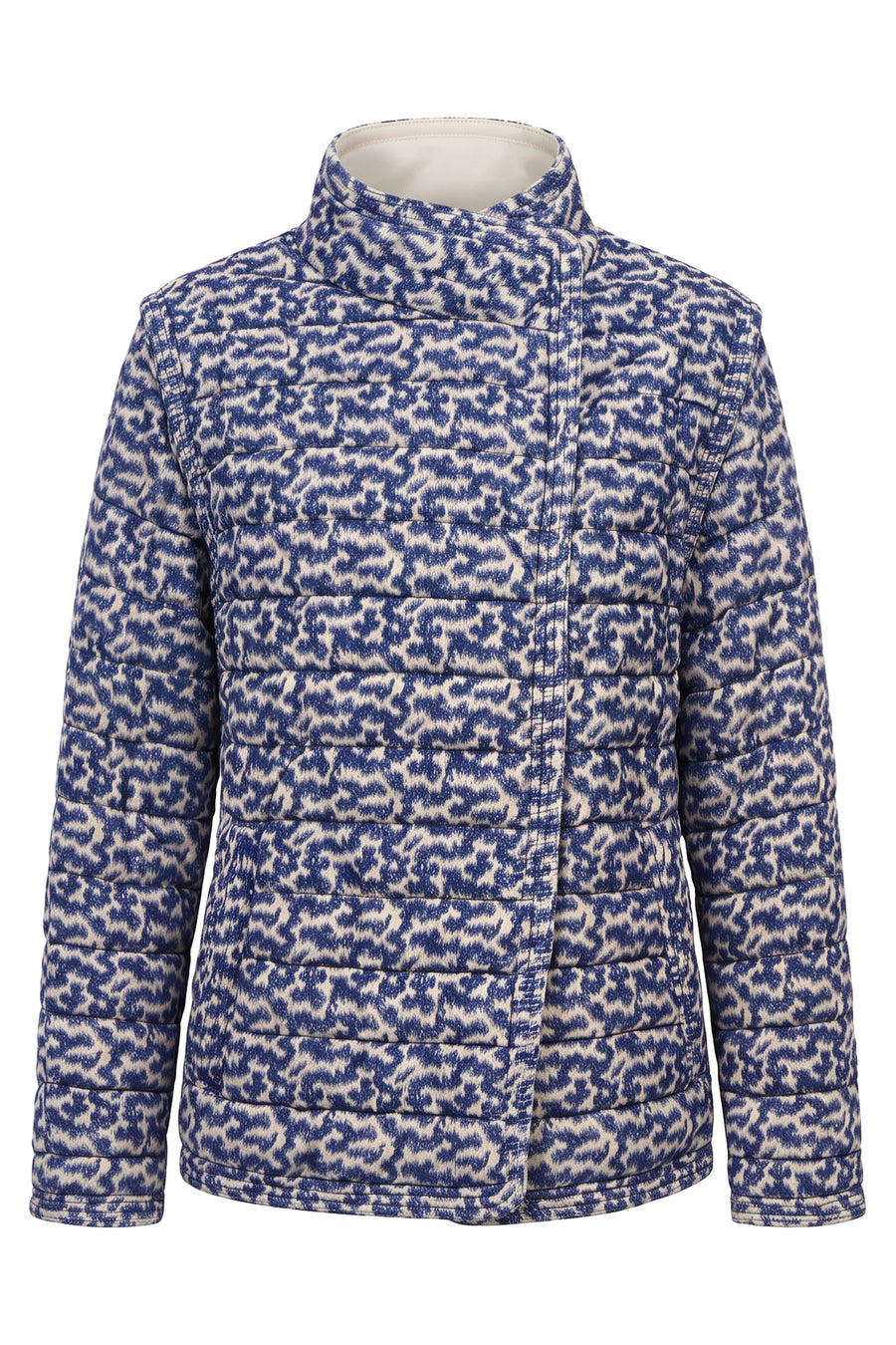 Areta Padded Jacket Ecru Cotton; Padding: Polyester