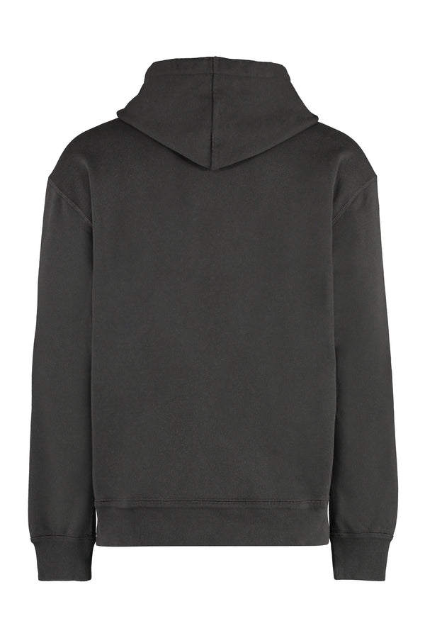 Marcello Hoodie Black Cotton Jumpers