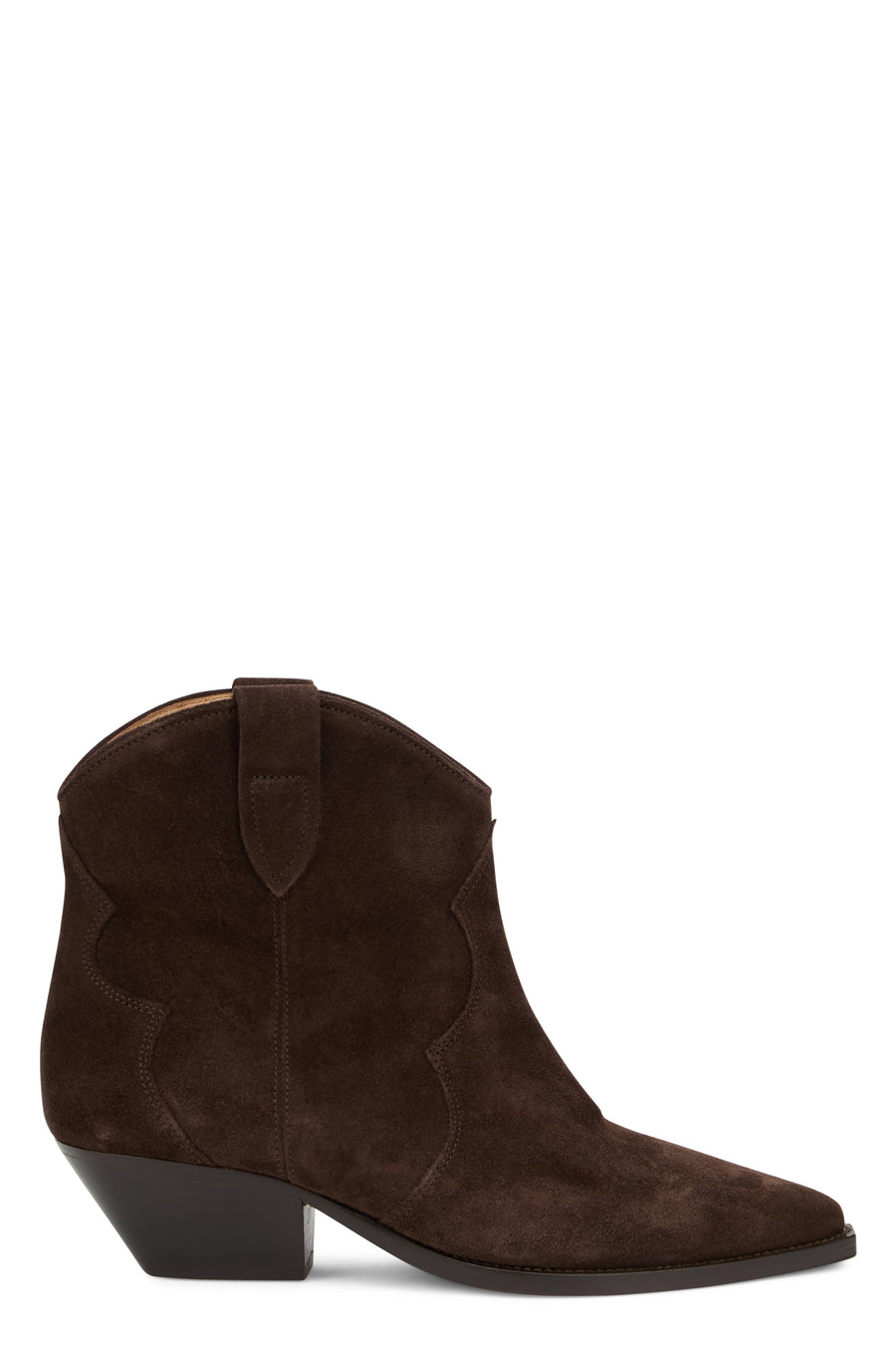 Ankle Boots Chocolate Suede Calf Leather