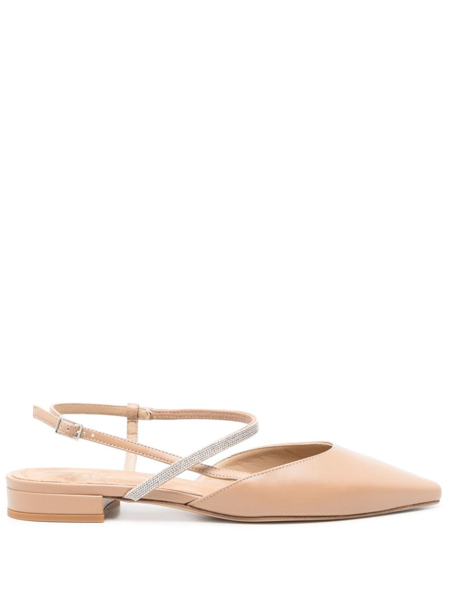 Peserico Outer: Calf Leather 100%; Lining: Calf Leather 100%; Sole: Calf Leather 100% flat in beige
