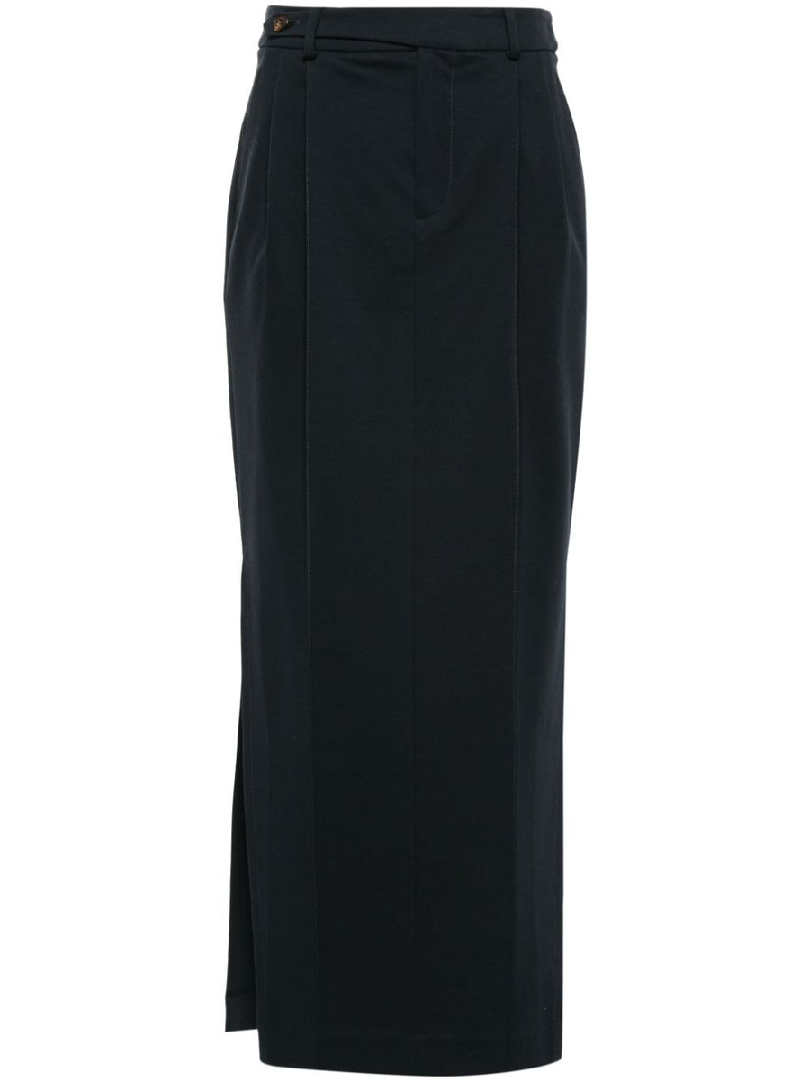 Brunello Cucinelli Acetate 74% skirt in blue