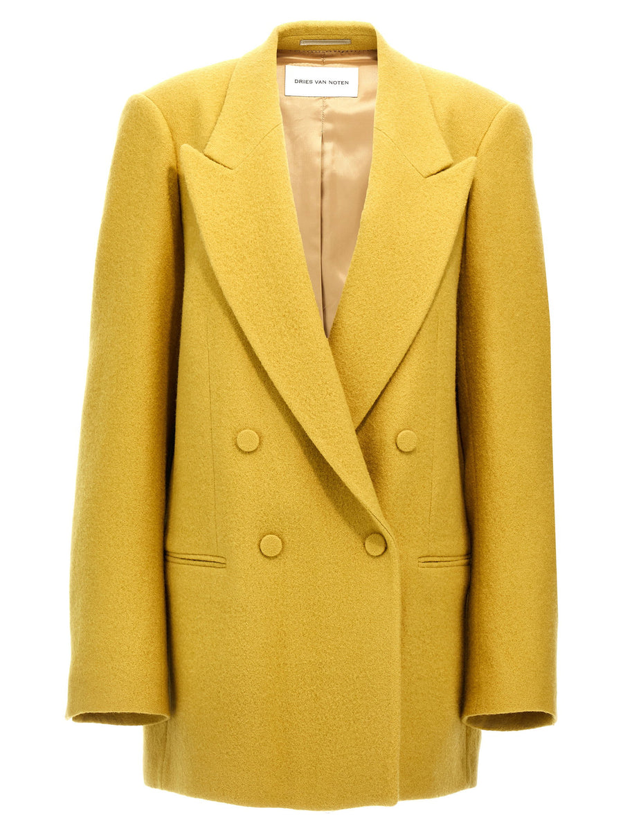 Dries Van Noten Blink Blazer — Yellow
