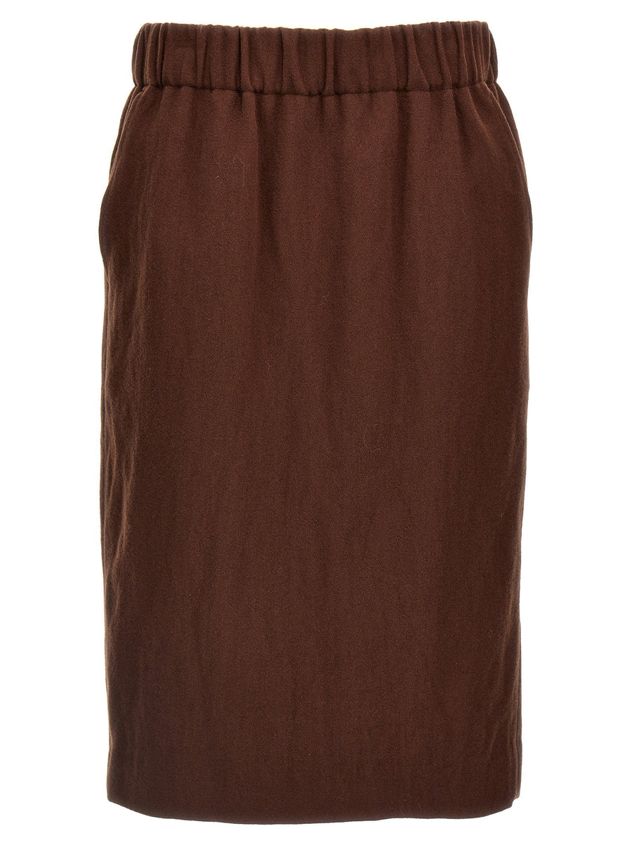 Dries Van Noten Safya Skirt — Brown