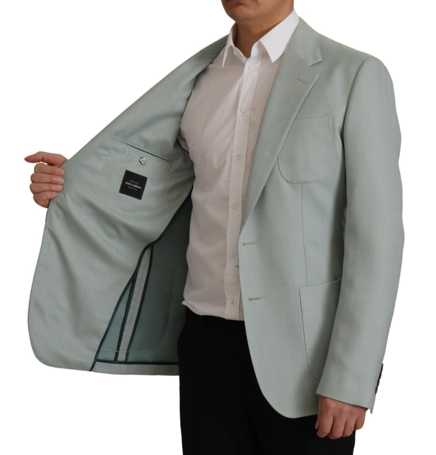 Dolce & Gabbana 85% Cashmere 15% Silk; Lining: 56% Silk blazer in green