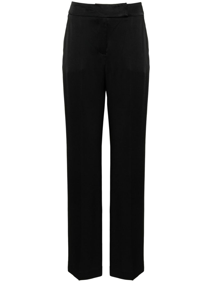 Peserico Outer: Acetate 71% trousers in black